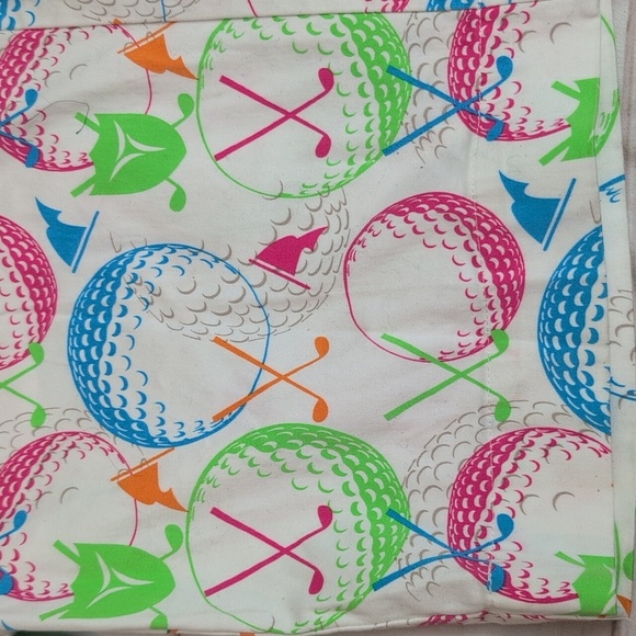 Flow Golf By Flow Society Mens Golf Ball Gold Tee Shorts Size 32 Neon - Picture 2 of 5